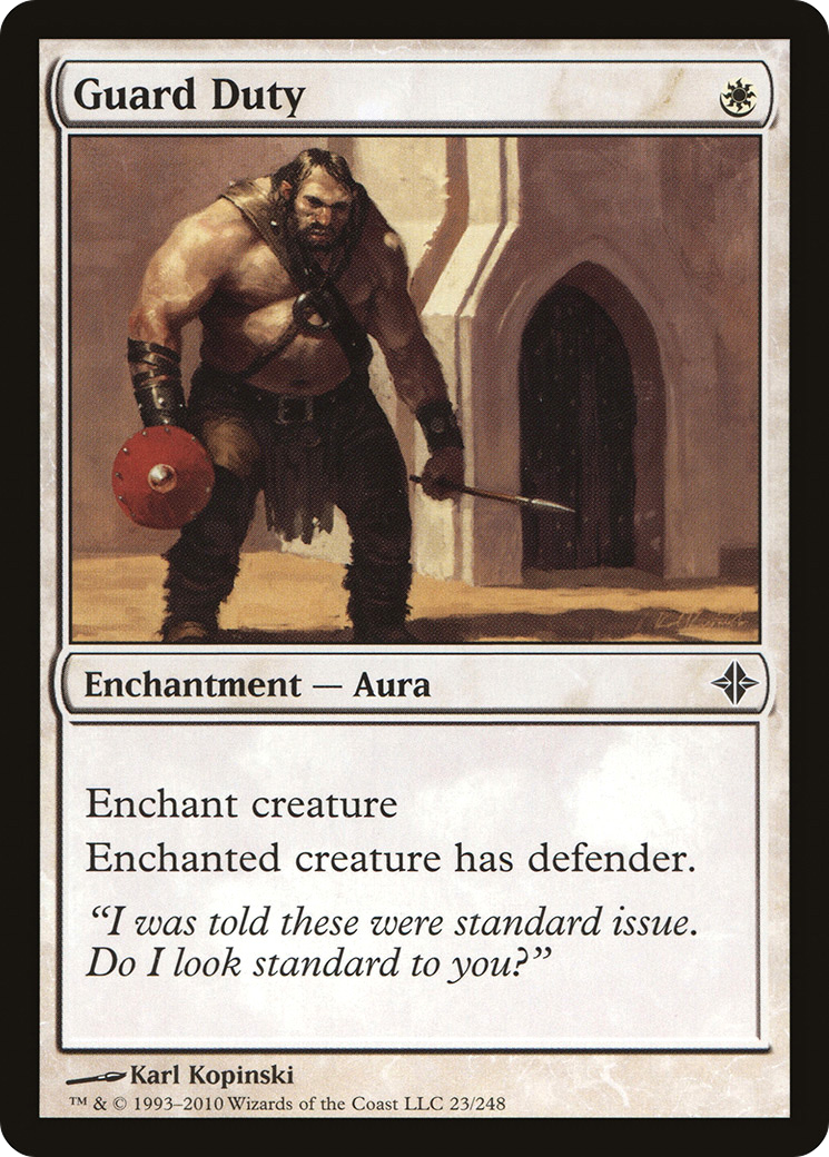 Guard Duty (ROE-023) (Foil)