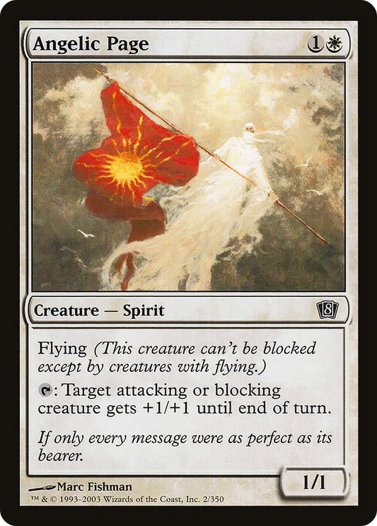 Angelic Page (8ED-02★) (Foil)