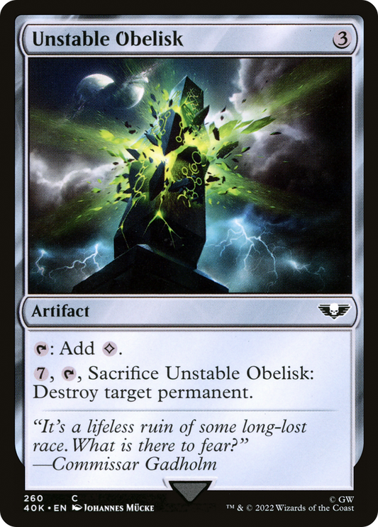 Unstable Obelisk (40K-260)