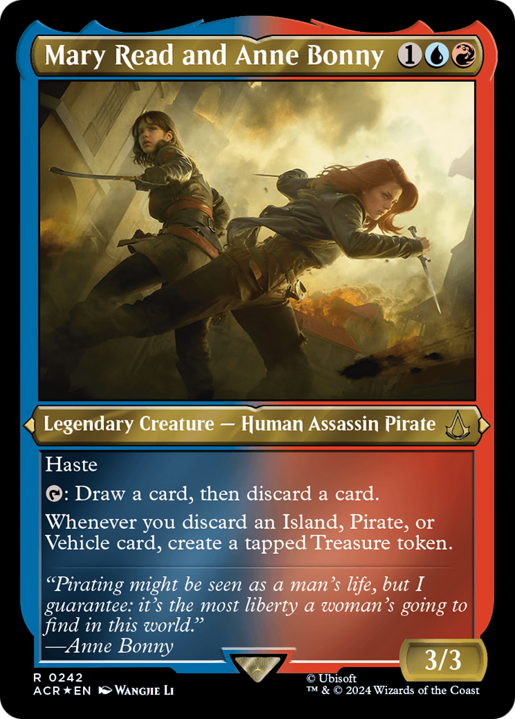 Mary Read and Anne Bonny (ACR-242) (Etched Foil)