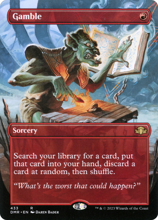 Gamble (DMR-433) (Borderless) (Foil)
