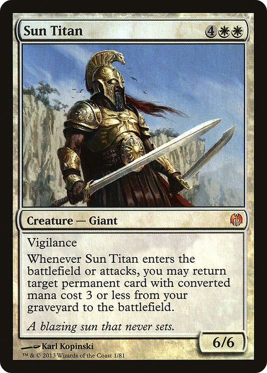 Sun Titan (DDL-001) (Foil)