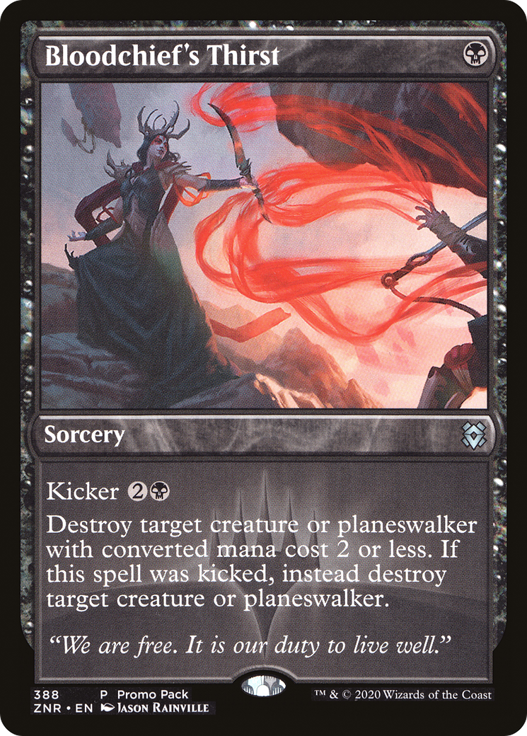 Bloodchief's Thirst (PPZNR-388) (Foil)
