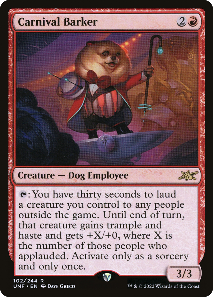 Carnival Barker (UNF-102)