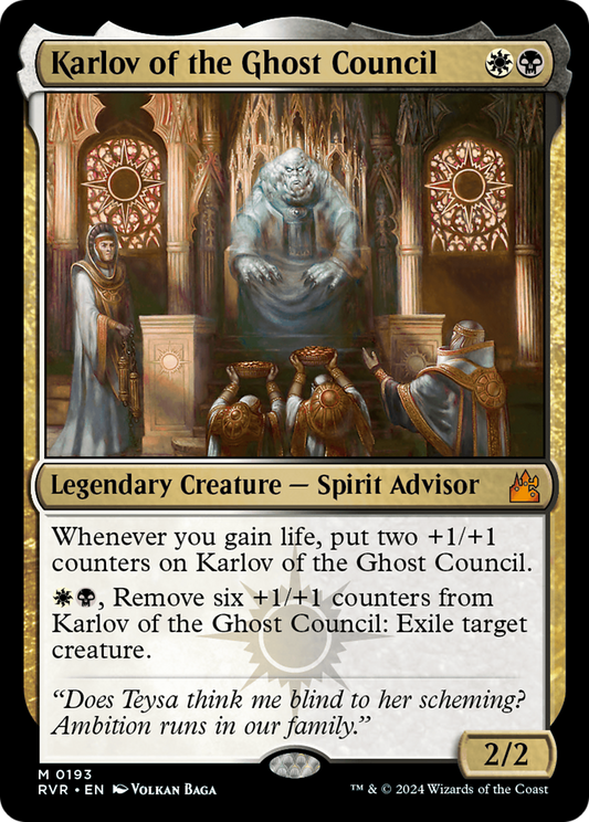 Karlov of the Ghost Council (RVR-193) (Foil)