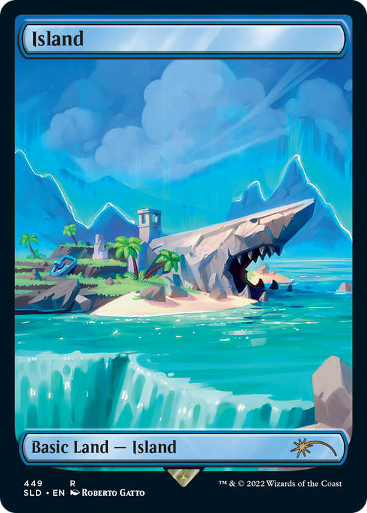 Island (SLD-449) (Full Art) (Foil)