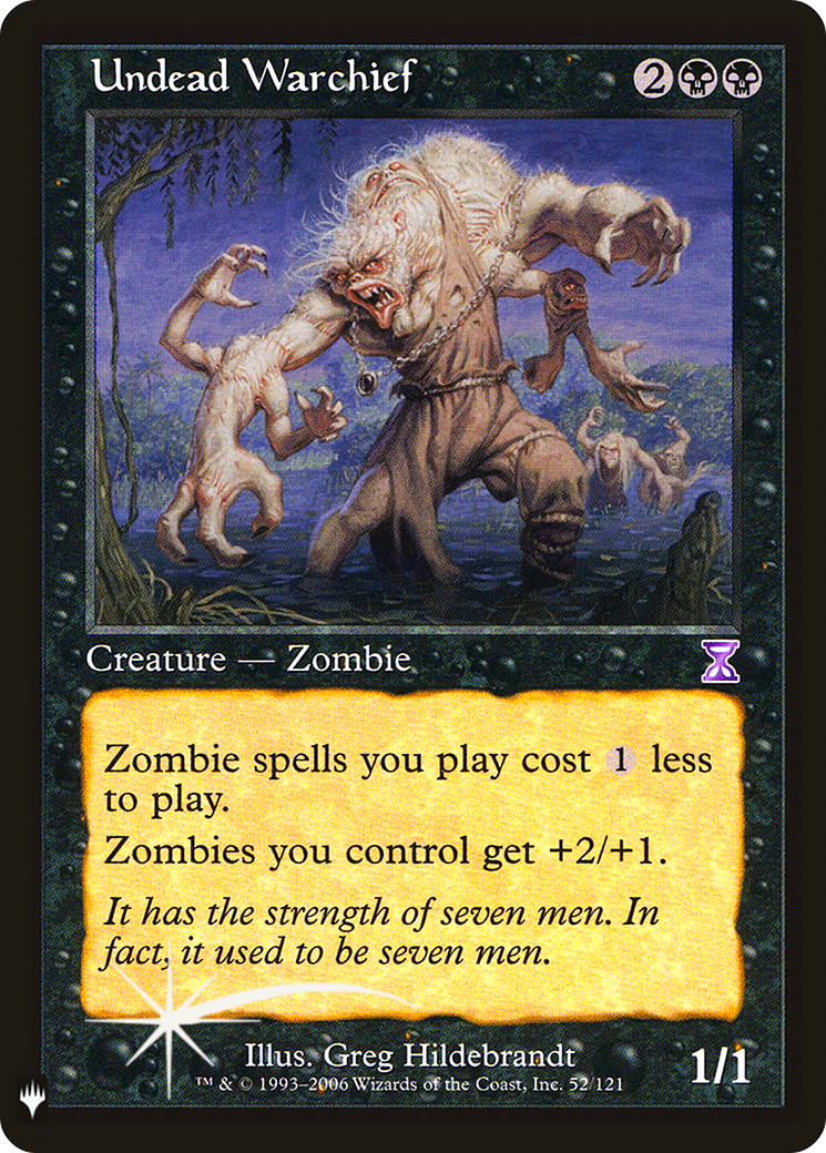 Undead Warchief (LIST-TSB-52) (Foil)