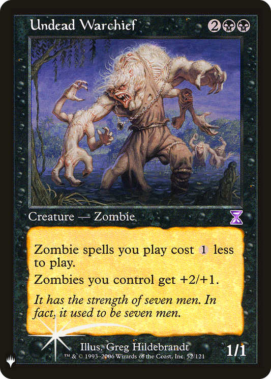 Undead Warchief (LIST-TSB-52) (Foil)
