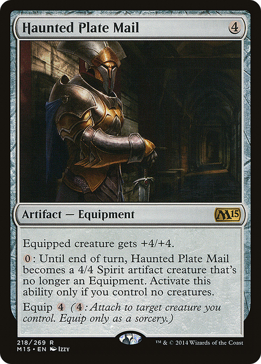 Haunted Plate Mail (M15-218) (Foil)