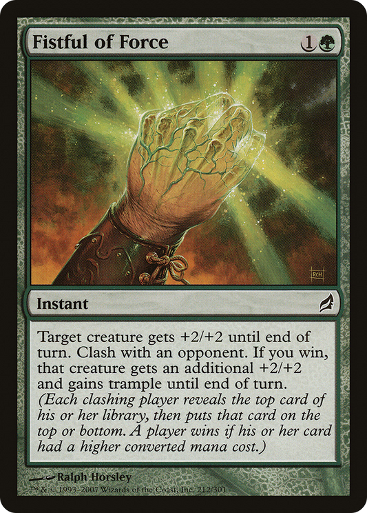 Fistful of Force (LRW-212) (Foil)