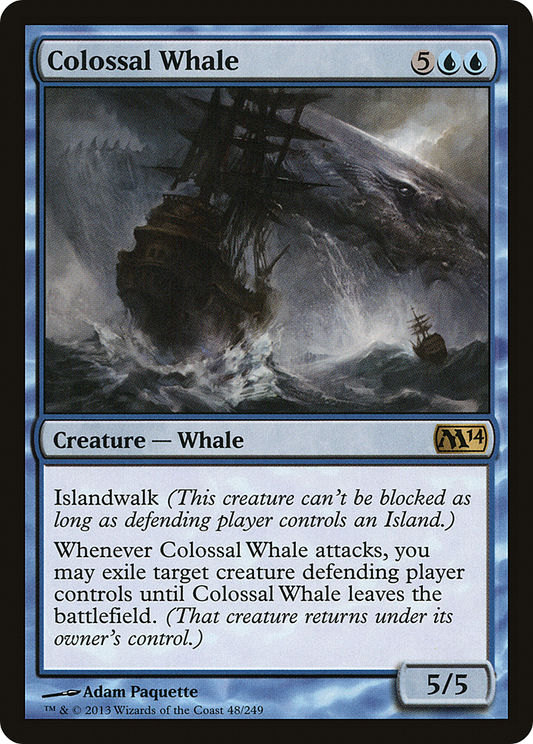 Colossal Whale (M14-048) (Foil)