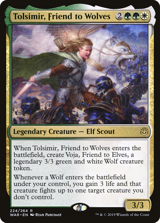 Tolsimir, Friend to Wolves (WAR-224) (Foil)
