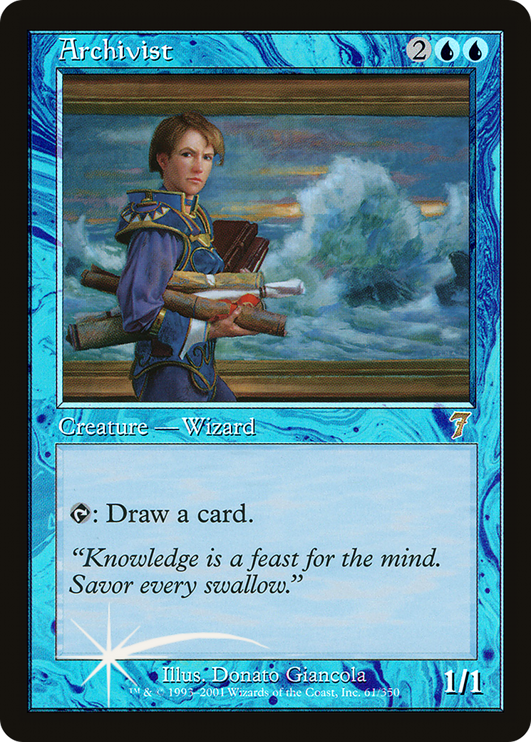 Archivist (7ED-61★) (Foil)