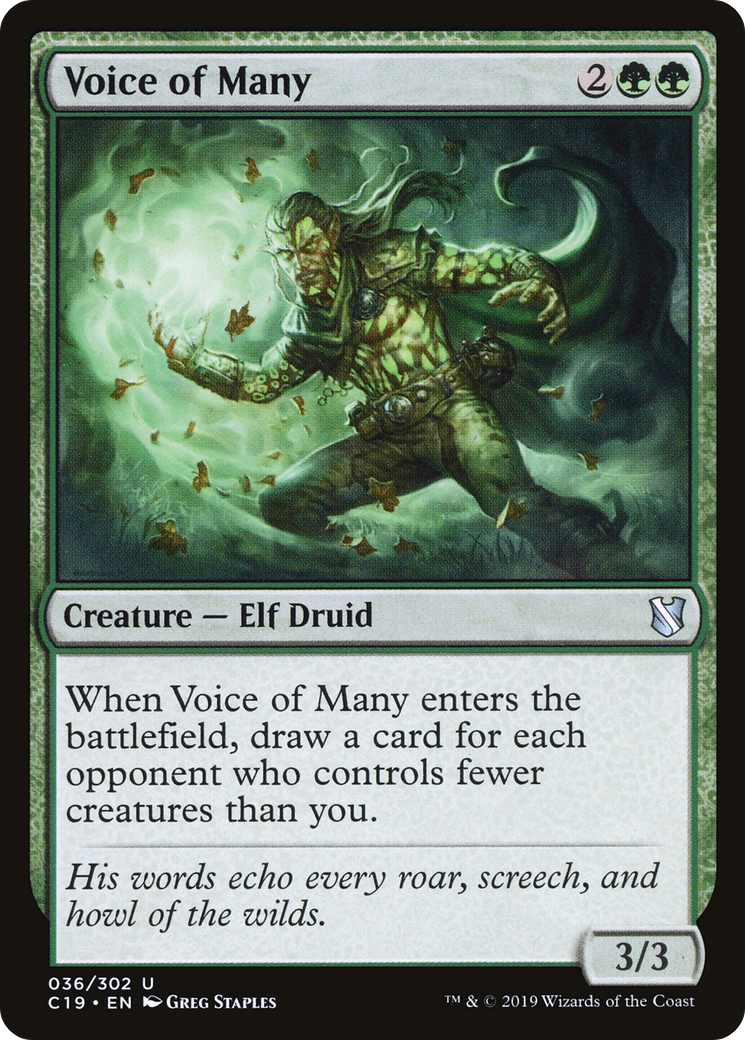 Voice of Many (C19-036)