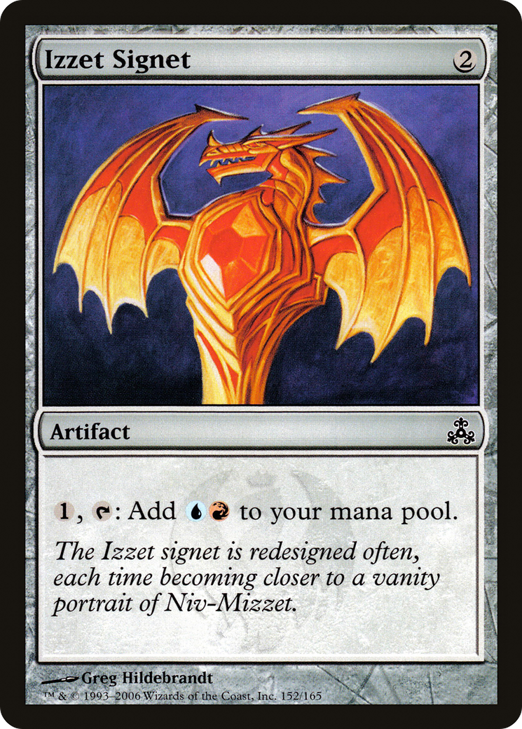 Izzet Signet (GPT-152) (Foil)