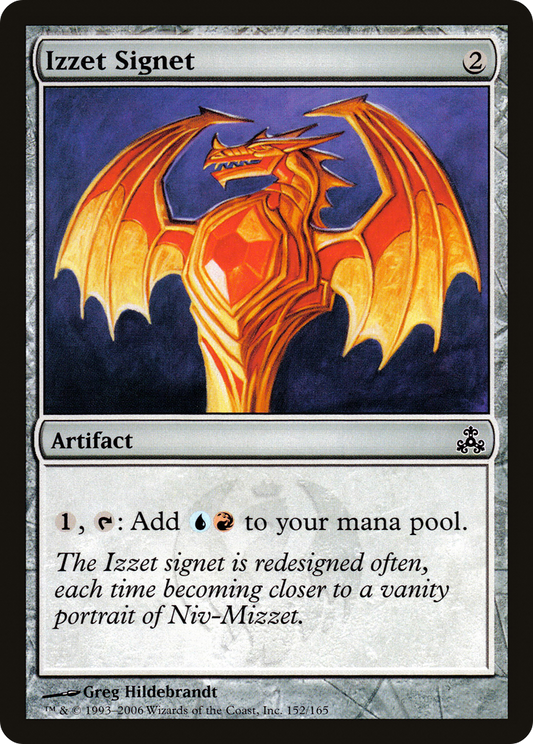 Izzet Signet (GPT-152) (Foil)