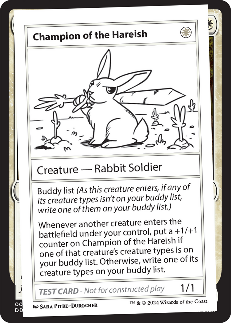 Champion of the Hareish (MB2PC-275)