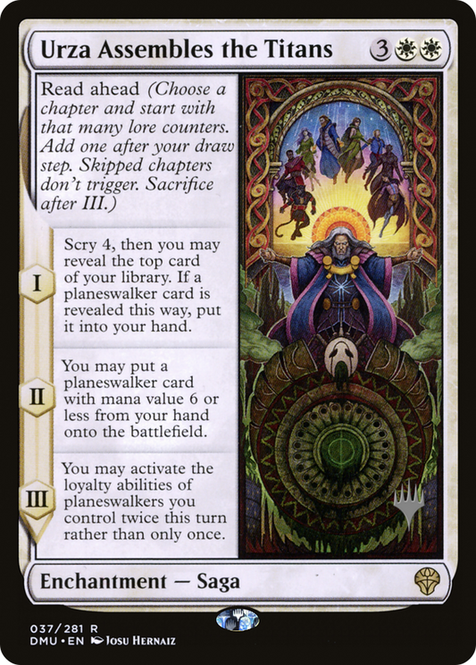 Urza Assembles the Titans (PPDMU-37P) (Foil)