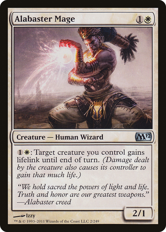 Alabaster Mage (M12-002) (Foil)