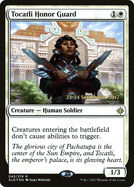 Tocatli Honor Guard (PRE-42S) (Foil)