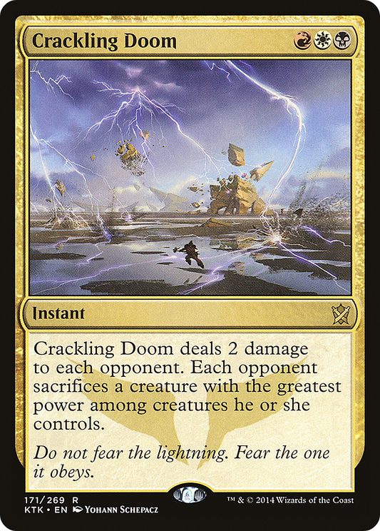 Crackling Doom (KTK-171) (Foil)
