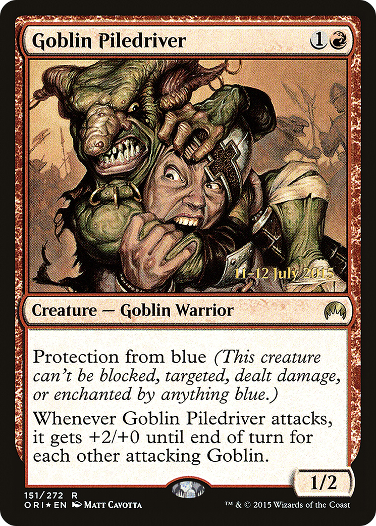Goblin Piledriver (PRE-151S) (Foil)