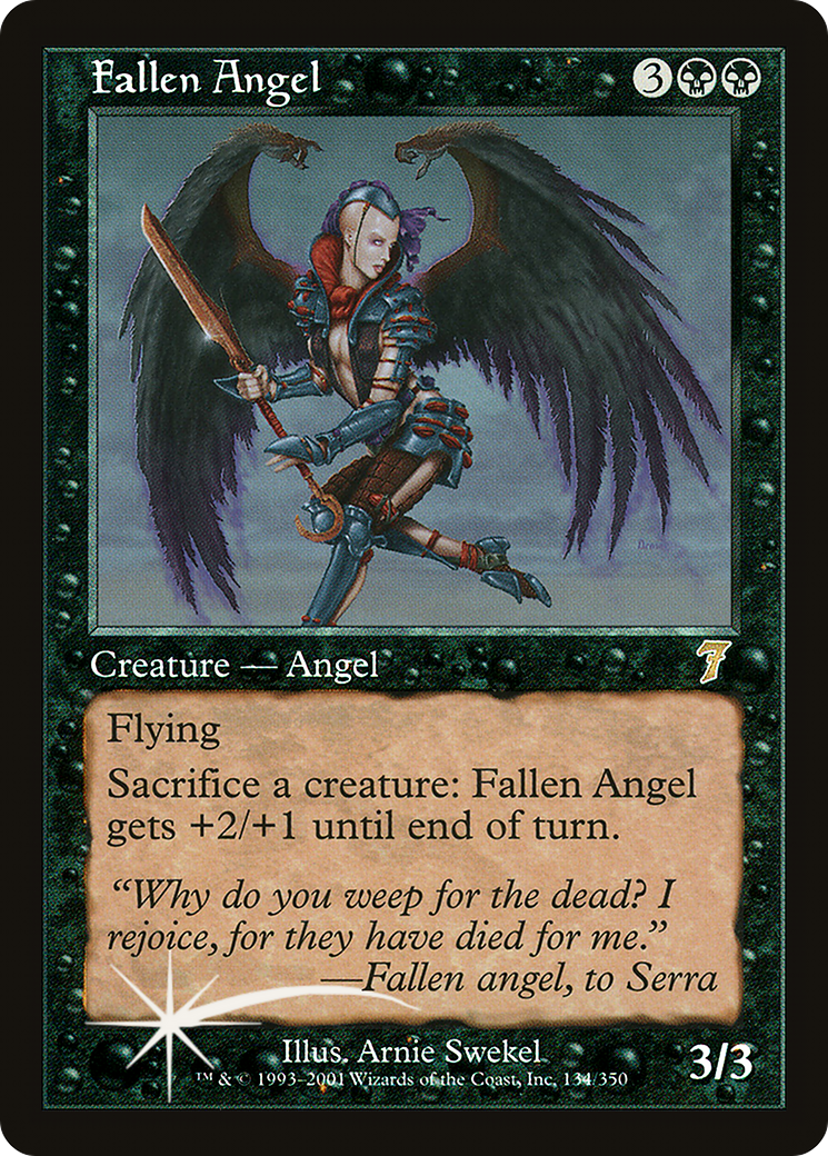 Fallen Angel (7ED-134★) (Foil)