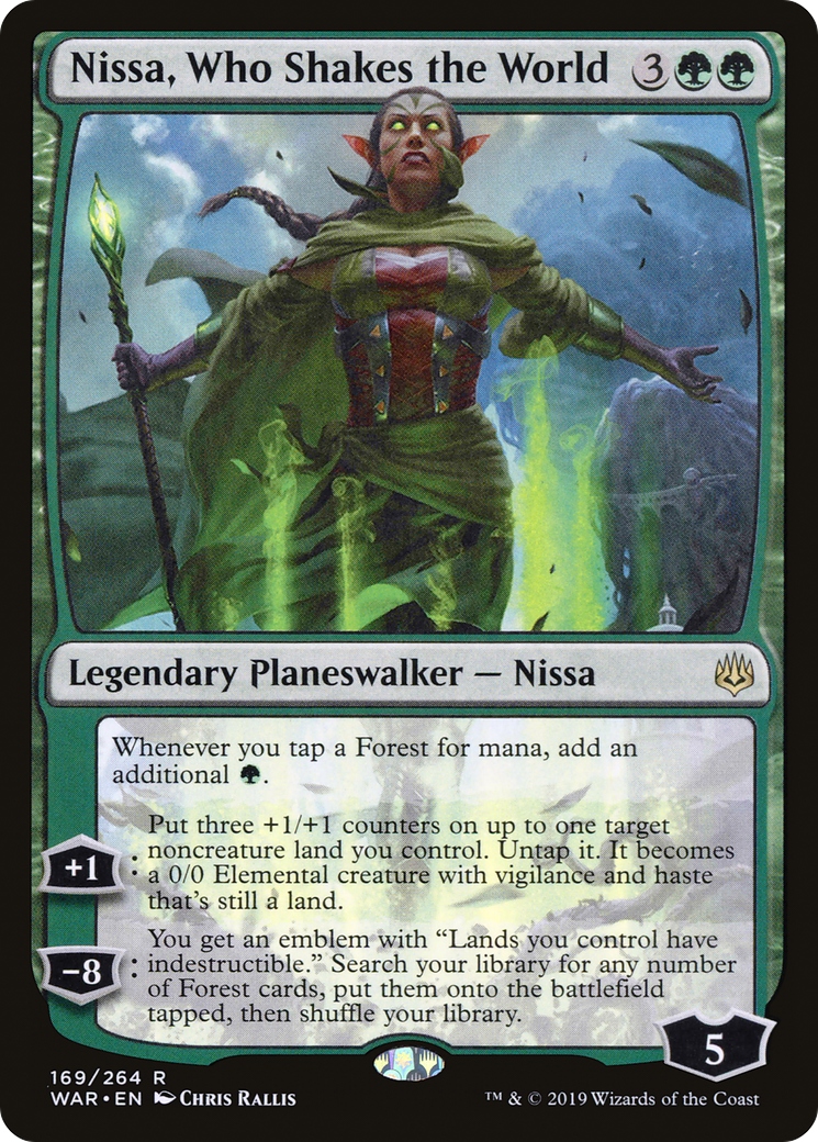 Nissa, Who Shakes the World (WAR-169)