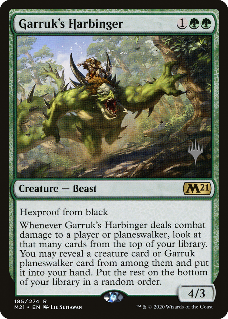 Garruk's Harbinger (PPM21-185P) (Foil)