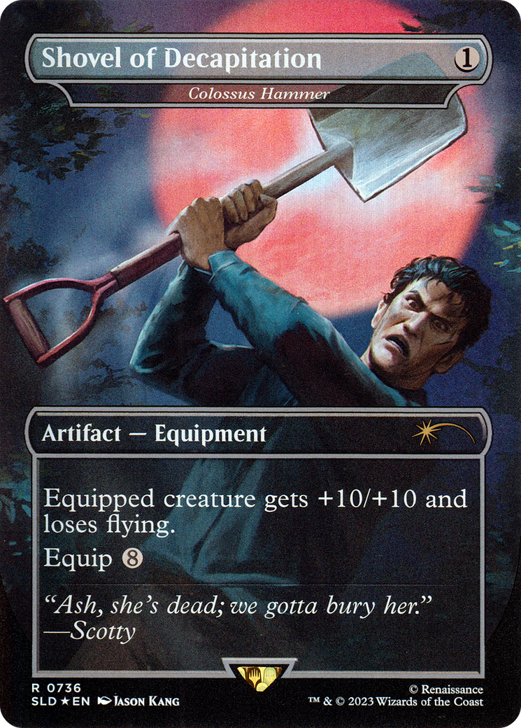 Shovel of Decapitation / Colossus Hammer (SLD-736) (Borderless) (Foil)
