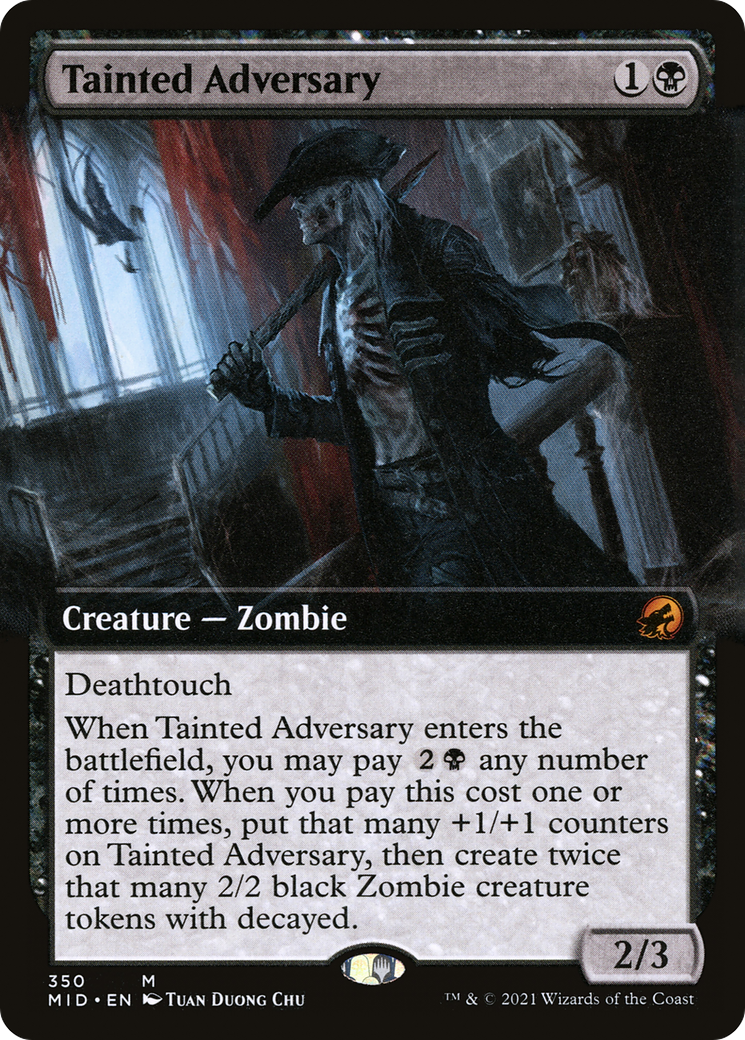Tainted Adversary (MID-350) (Extended Art) (Foil)