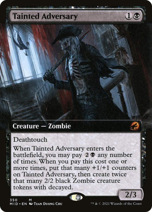 Tainted Adversary (MID-350) (Extended Art) (Foil)