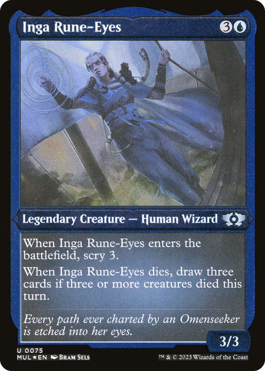 Inga Rune-Eyes (MUL-075) (Etched Foil)