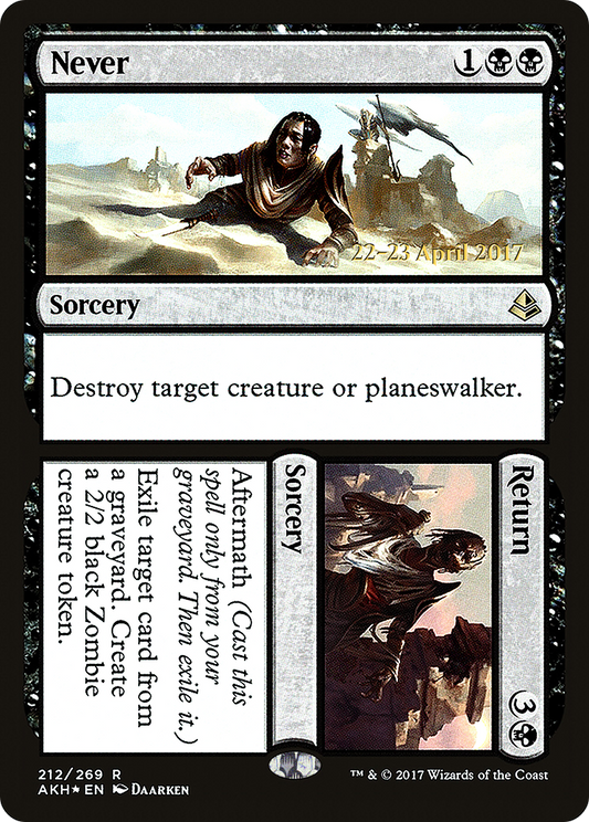 Never // Return (PRE-212S) (Foil)