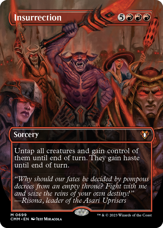 Insurrection (CMM-699) (Borderless) (Foil)