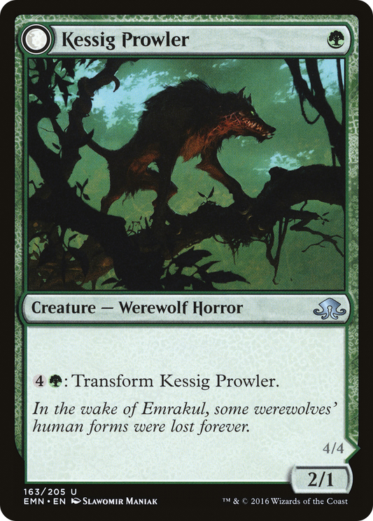 Kessig Prowler // Sinuous Predator (EMN-163) (Foil)