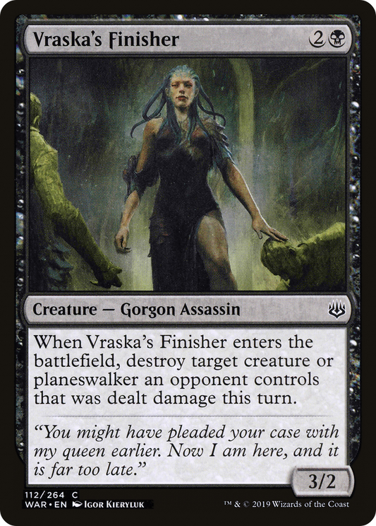Vraska's Finisher (WAR-112) (Foil)