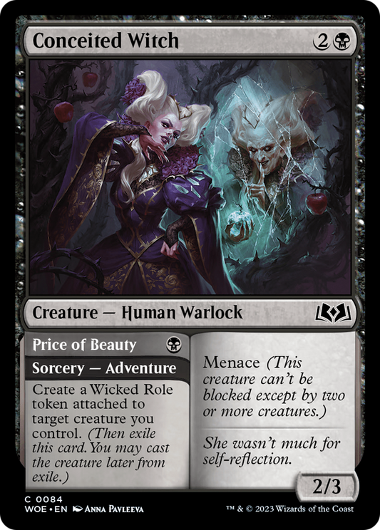Conceited Witch // Price of Beauty (WOE-084) (Foil)
