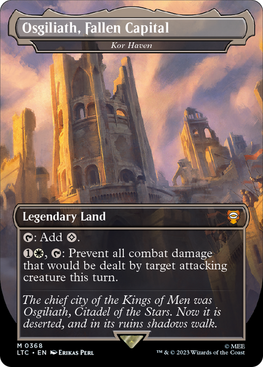 Osgiliath, Fallen Capital / Kor Haven (LTC-368) (Borderless) (Foil)