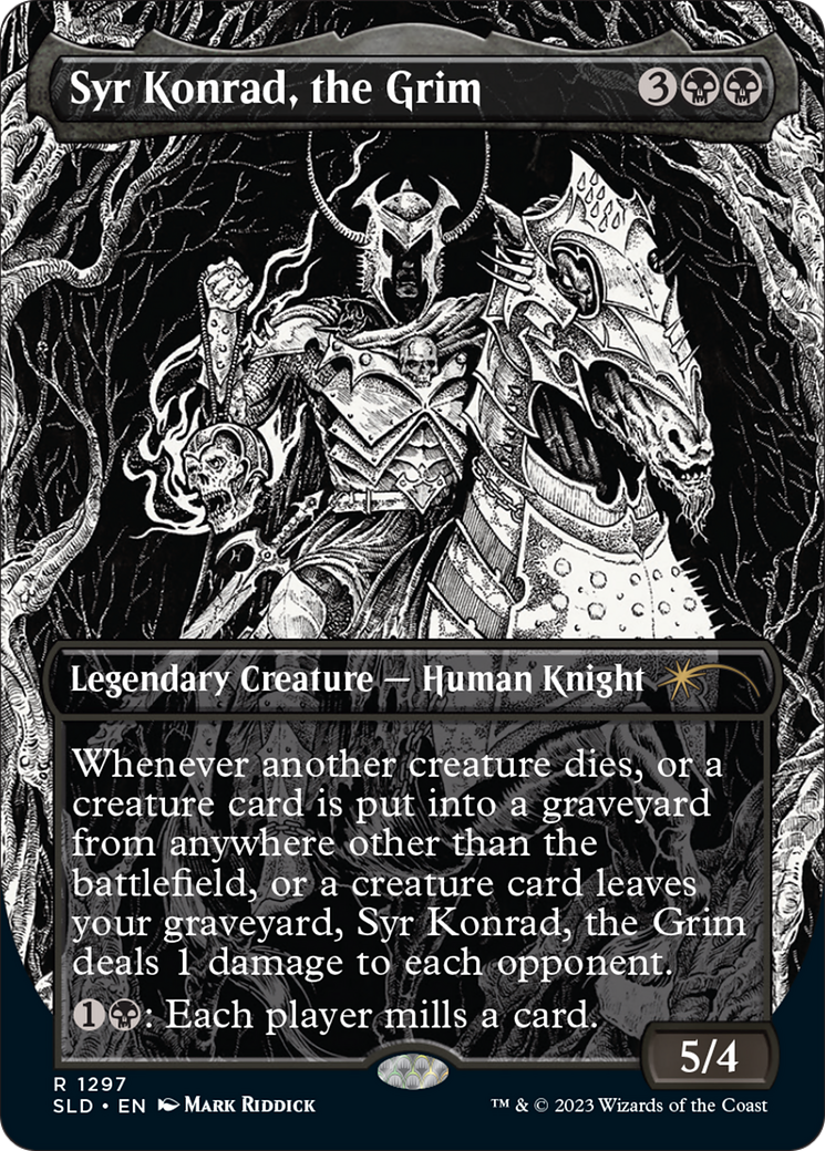Syr Konrad, the Grim (SLD-1297) (Borderless) (Foil)