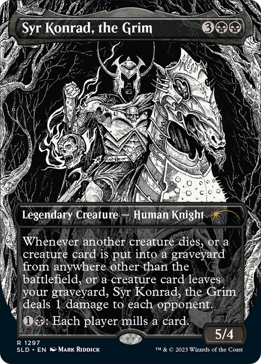 Syr Konrad, the Grim (SLD-1297) (Borderless) (Foil)