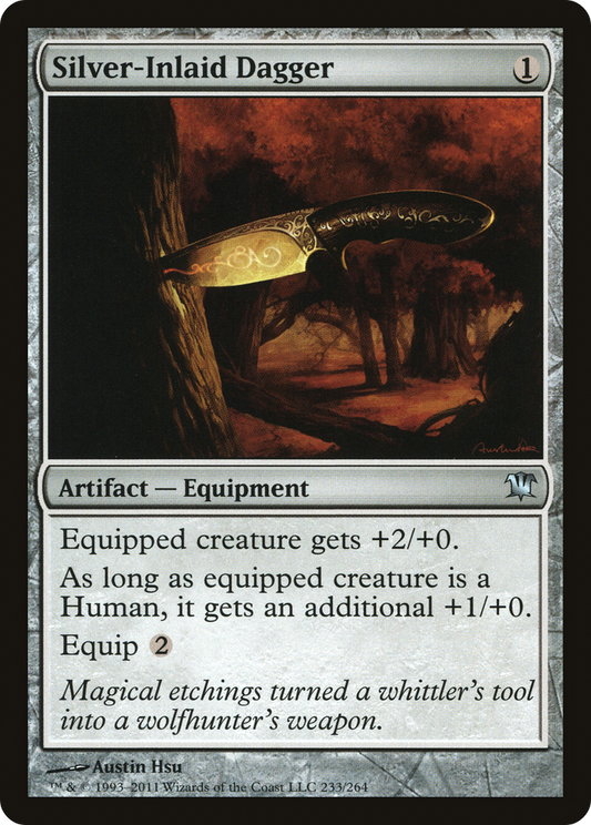 Silver-Inlaid Dagger (ISD-233)