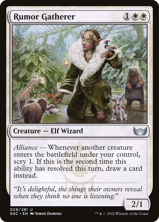 Rumor Gatherer (SNC-029) (Foil)