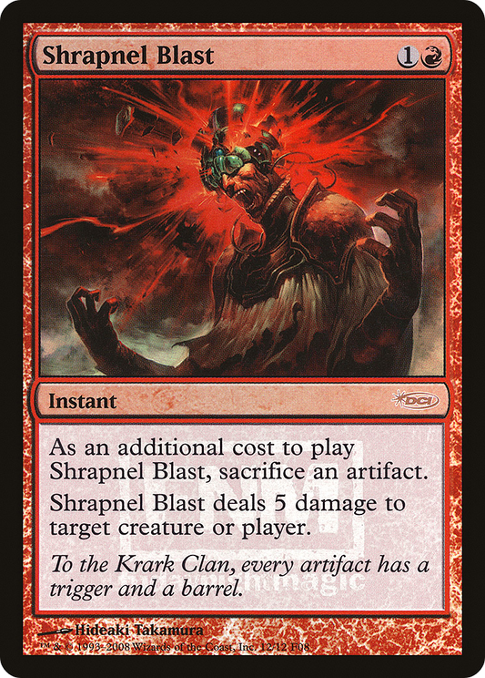 Shrapnel Blast (FNM-012) (Foil)