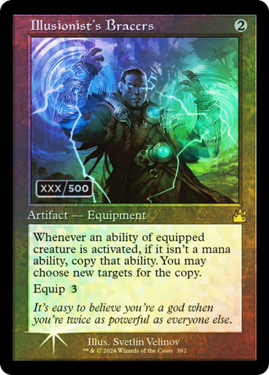 Illusionist's Bracers (RVR-392Z) (Foil) (Serialized)