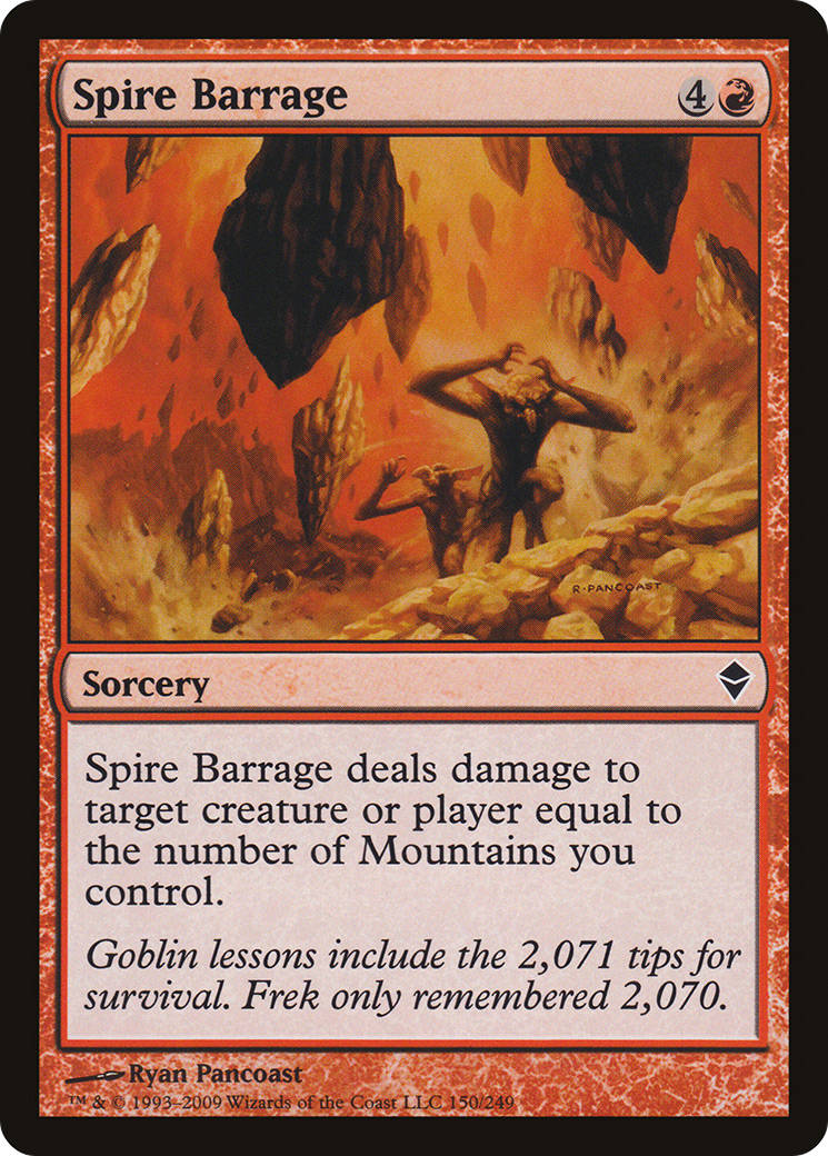 Spire Barrage (ZEN-150)