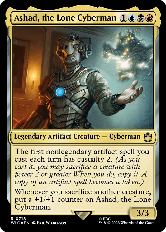 Ashad, the Lone Cyberman (WHO-718) (Surge Foil)