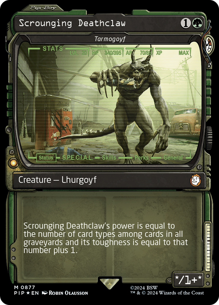 Scrounging Deathclaw / Tarmogoyf (PIP-877) (Showcase) (Surge Foil)
