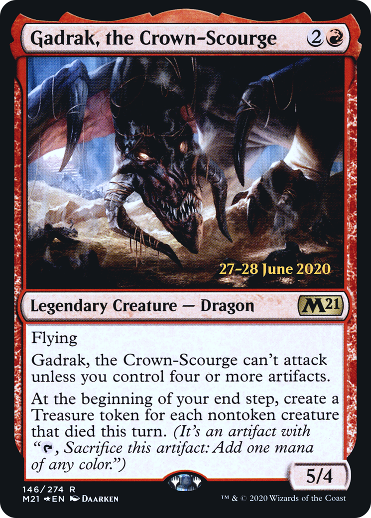 Gadrak, the Crown-Scourge (PRE-146S) (Foil)