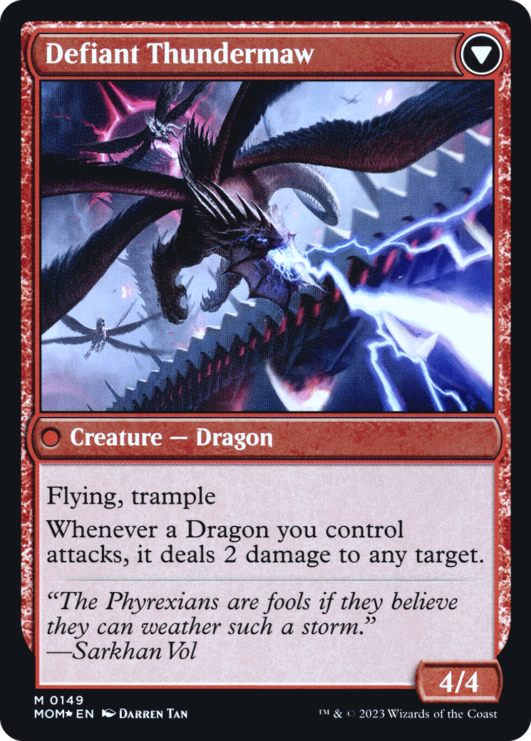 Invasion of Tarkir // Defiant Thundermaw (PRE-149S) (Foil)